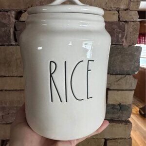 Rae Dunn RICE Canister